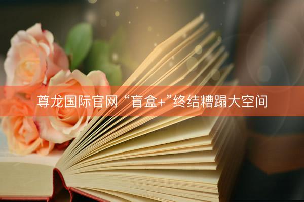 尊龙国际官网 “盲盒+”终结糟蹋大空间